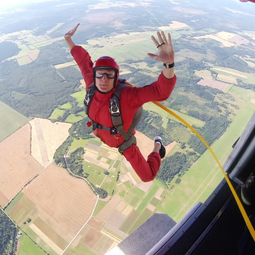 Static Line 1 jump - Eesti Langevarjuklubi